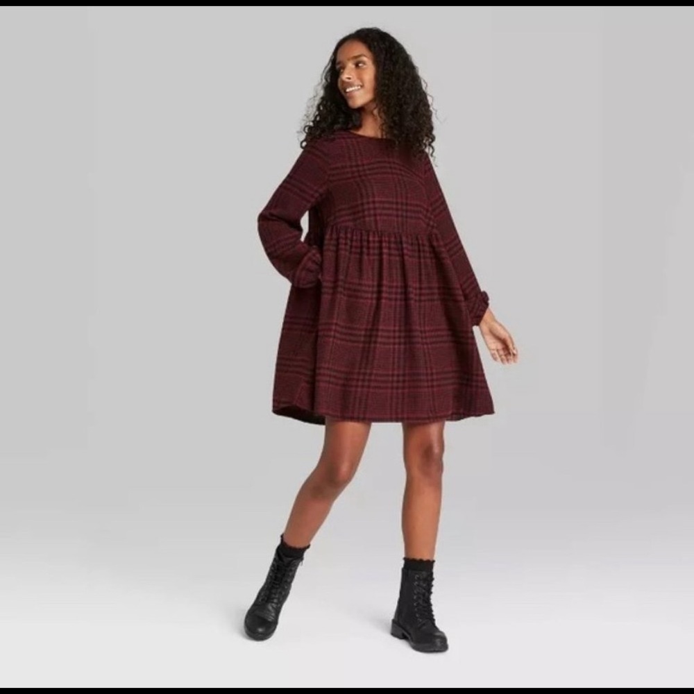 NWT Wild Fable Check Dress